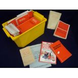 Selection of various fire service booklets, manuals, various enamel and other badges etc