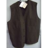 SK wool Gilet waistcoat jacket, as new ex-shop stock - size XXL