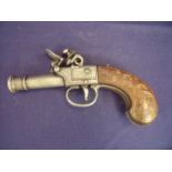 Reproduction flintlock pocket pistol