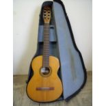 Cased KC.366 acoustic guitar