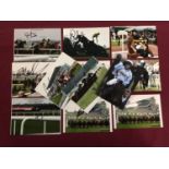 Twelve 6x4inch signed photographs including Paddy Aspell, Wayne Hutchinson, Philip Hyde, Timmy