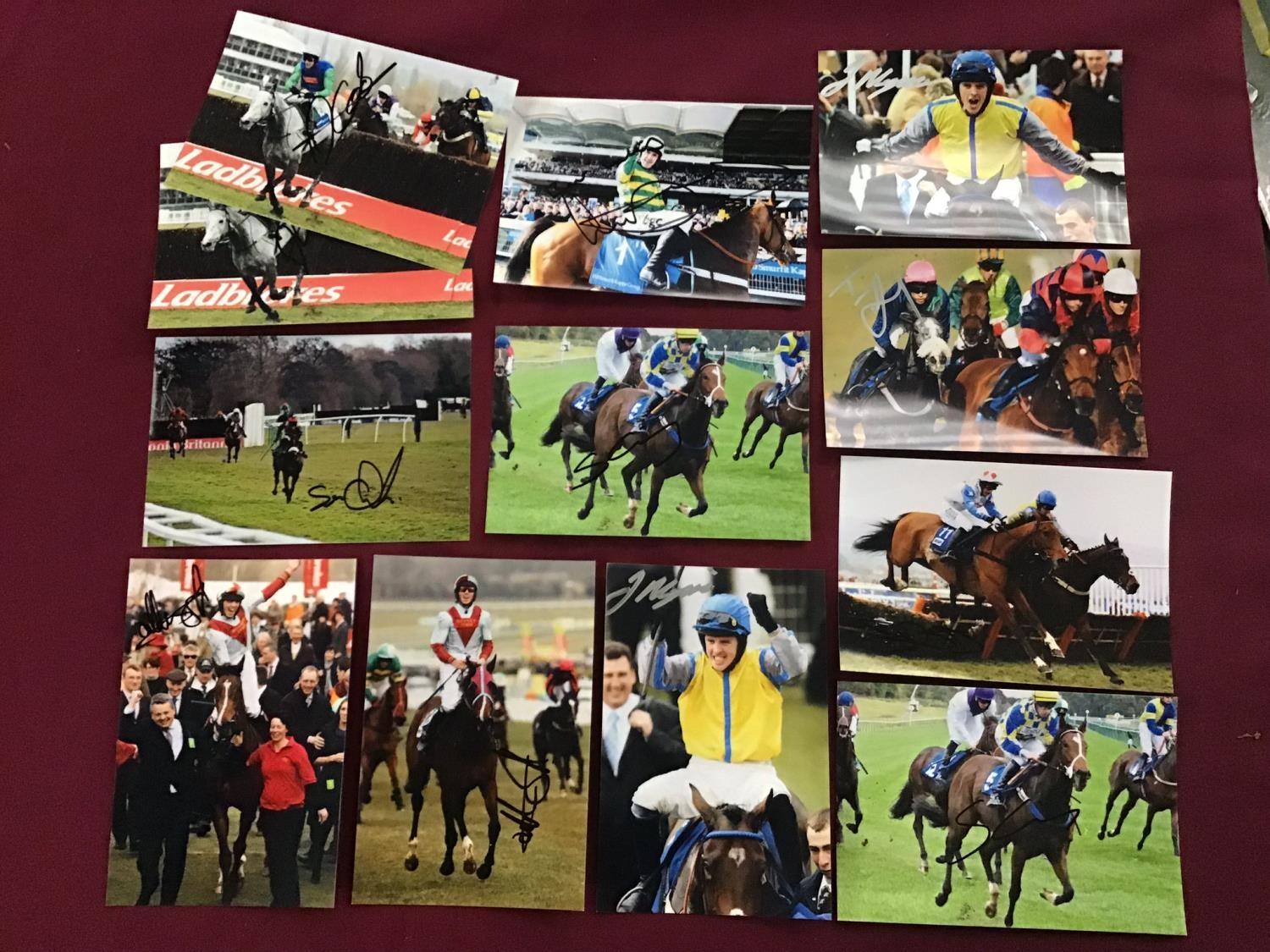 Twelve 6x4inch signed prints including Hadden Frost, J Maguire, S Quinlan, S Craine, Dayrl Jacob,