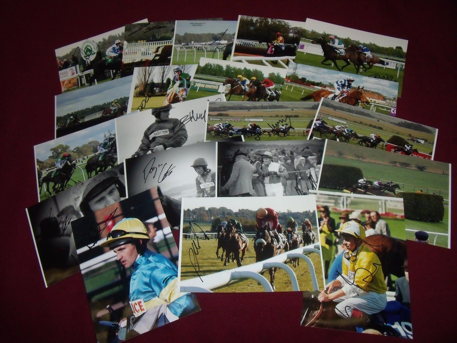 Twenty 7x5inch signed prints including Timmy Murphy, Jason McGuire, Jake Greenall, Jake Greenall,