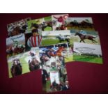 Twelve 6x4inch signed prints including Neil Callan, Royston French, Paddy Brenhan, Timmy Murphy, L