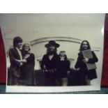 10x8inch black & white picture taken during the last photo shoot with The Beatles, the picture