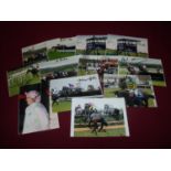 Twelve 6x4inch signed prints including Davy Russell, Andrew Leigh, Alan Crowe, Davy Condon, Barry