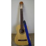 Six string acoustic guitar