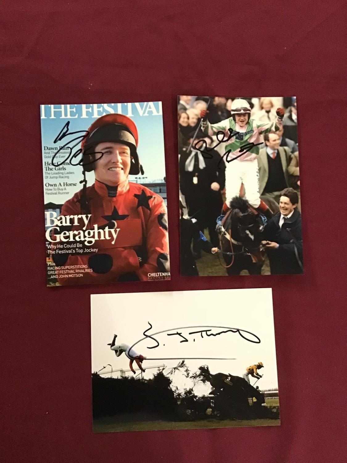 Twelve signed 6x4inch prints including Dave Probert, William David Probert, William Buick, Seb - Bild 3 aus 3