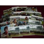 Twenty 7x5inch signed prints including Richard Mullen, Lee Vickers, Tom Scudamore, M Murphy, Tom