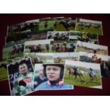 Twenty 7x5inch signed pictures including Denis O'Regan, Jack Doyle, Matt Dobbs, Royston French, T