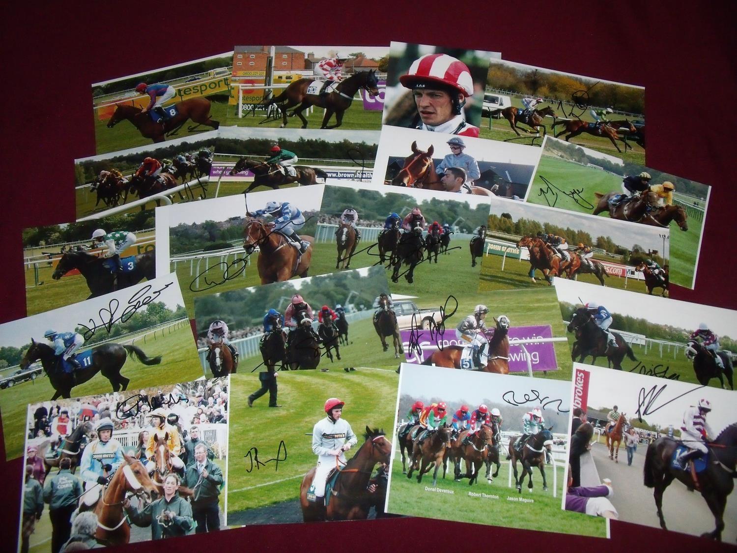 Twenty 7x5inch signed prints including Martin Lane, Tony Culhane, Richard Hughes, J P Spencer, T