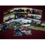 Twelve 6x4inch signed prints including Peter Carberry, Sam Twiston Davies, Wayne Hutchinson, Richard