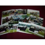 Twelve 7x5inch signed prints including Brian Hughes, R M Bachelor, T Collier, Lee Edwards, Sean
