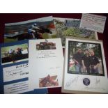 Selection of various signed memorabilia including a 12x8inch cover photo signed by Hardy Eustace and