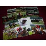 Twelve 6x4inch signed prints including J McGuire, T Revley, Sam Thomas, Dougie Costello, A