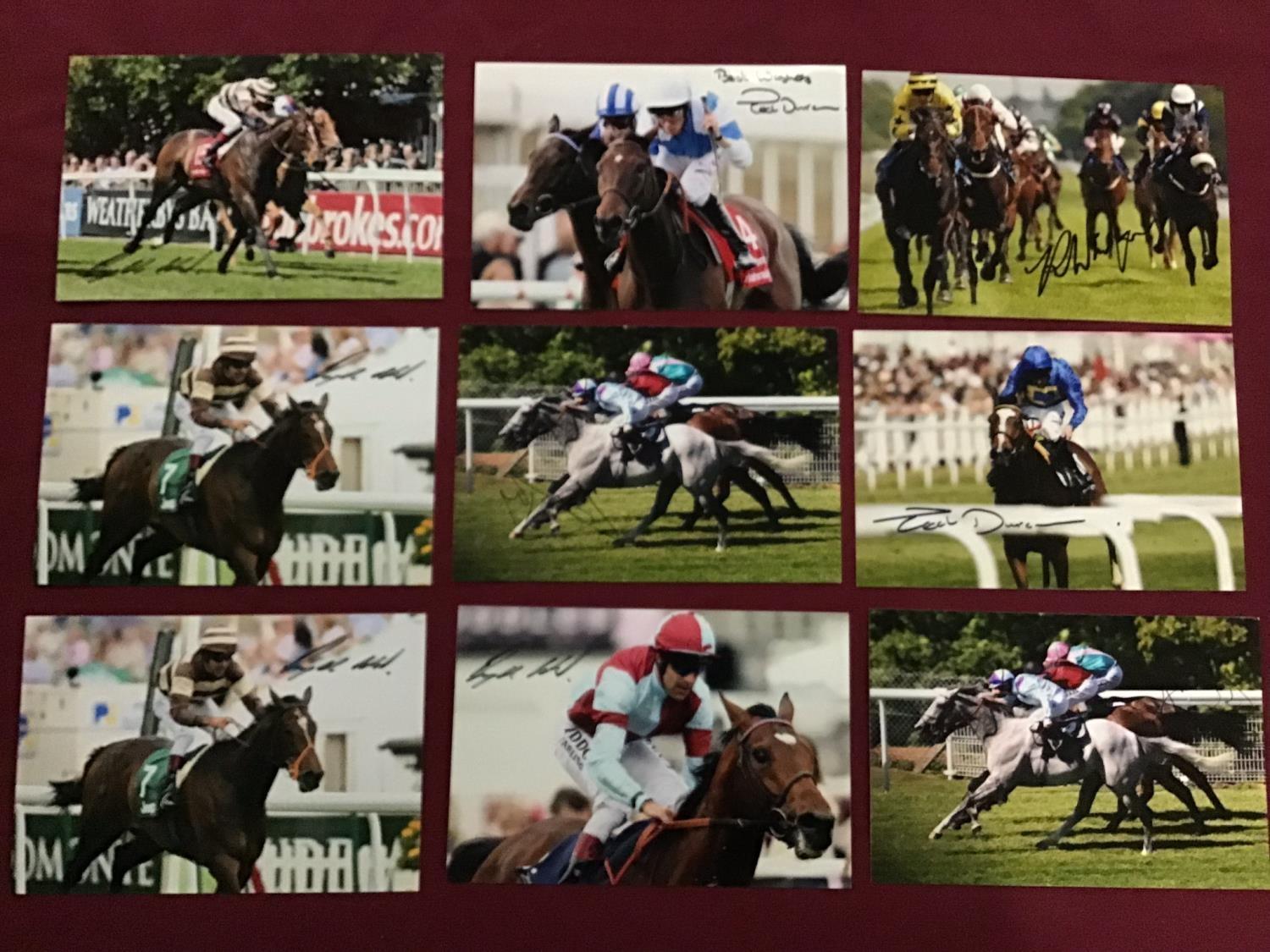 Twelve 6x4inch signed prints including Darrell Holland (3), Martin Dwyer (4), Ted Durcan, Royston - Bild 2 aus 3