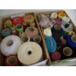 Two boxes of spool wool