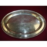 GWR Hotels silver plated oval serving plate (35.5cm x 25cm)