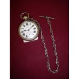 Railway guardsman's pocket watch marked G.W.R serial number 02062 by Limit on silver hallmarked