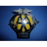 AA car bumper badge No 0Z76665