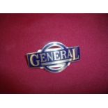 General Motor Services enamel cap badge
