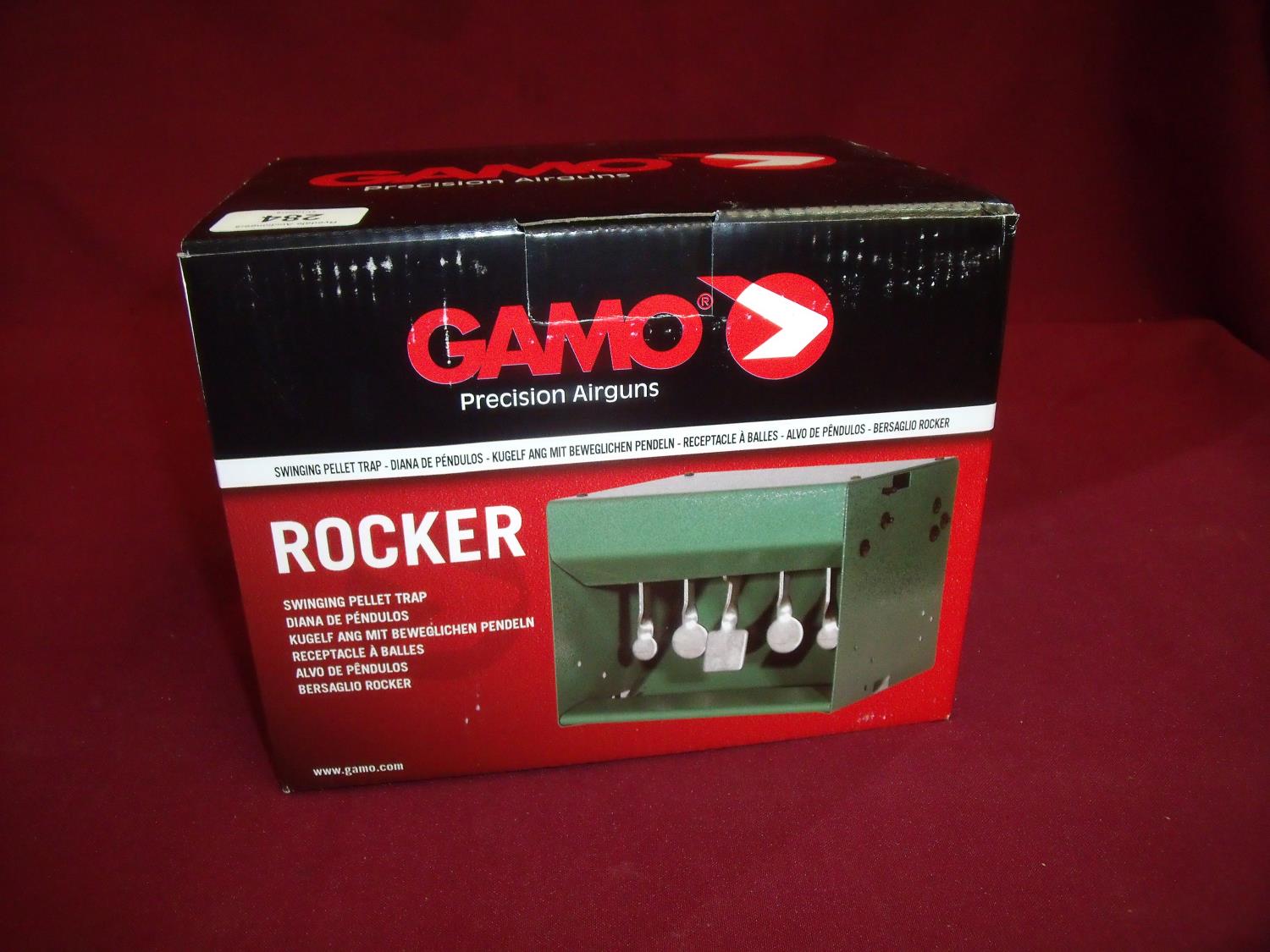 Boxed as new Gamo Rocker air pellet target box