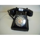 Vintage black telephone