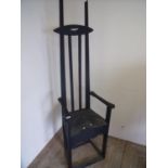 Painted Mackintosh style high back armchair