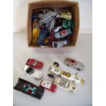 Collection of various Corgi, Tri-ang and other die-cast vehicles in one box