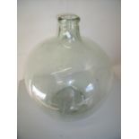 Large glass carboy (approx. 55cm high)