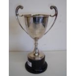 Silver plated trophy for Weaverthorpe Clay Pigeon Shoot Won by Norman Carter June 2nd 1962