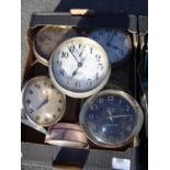 Five Westclox 'Big Ben' alarm clocks and three others