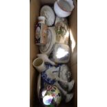 Selection of Victorian and later ceramics in one box