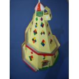 handcrafted and constructed model Helter-skelter