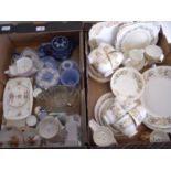 Mid 20th C Grafton tea set, Colclough tea & dinner ware, Wedgwood Jasperware, Mintons and other