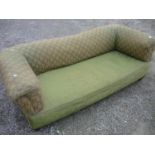 19th/early 20th C Chesterfield type settee (width 200cm)