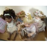 Five dolls from the Ashton-Drake Galleries including Sugarplum 1994, Whitney 1996, Hannah Needs A
