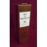 Boxed Macallan 10 Year Old Highland Single Malt Scotch Whisky