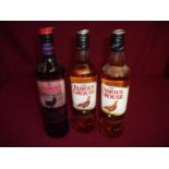 Two 70cl bottles of Famous Grouse and one bottle of Famous Grouse Smokey Black (3)