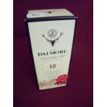 Boxed Dalmore 12 Year Old Single Highland Malt Scotch Whisky