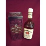 Boxed Chivas Regal Aged 12 Years Premium Scotch Whisky and Jim Bean Kentucky Straight Bourbon Whisky