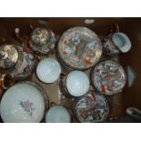 Large comprehensive Japanese six place tea service