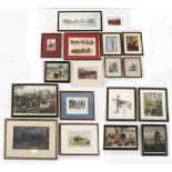 Property of a deceased estate - a quantity of military prints relating to the RHA (Royal Horse