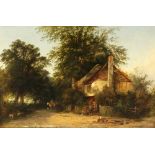 Property of a lady - Henry John Boddington (1811-1865) - 'CHIDDINGFOLD, SURREY' - oil on canvas,