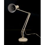 Property of a gentleman - a Herbert Terry cream painted anglepoise lamp (see illustration).