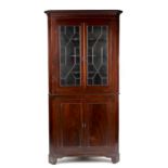 Property of a deceased estate - an early 19th century George IV mahogany two-part freestanding