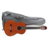 Property of a gentleman - a Vicente Sanchis Spanish classical guitar, labelled, in very good