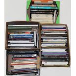 Four boxes containing assorted antiques & fine art related books & auction catalogues (4).