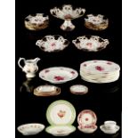 Property of a lady - a quantity of 19th century English ceramics including a dessert service (a lot)