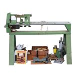 Property of a deceased estate - a Elektra Beckum woodturning lathe, model HDM 1000; together with